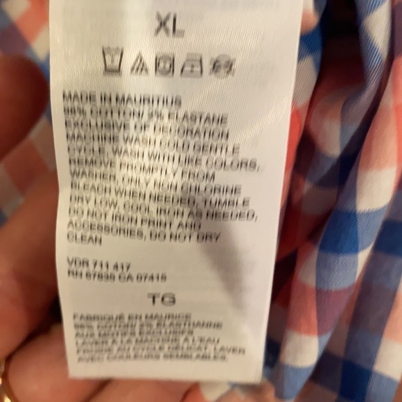 Nautica Button Down Top Size XL NWT - Picture 8 of 8